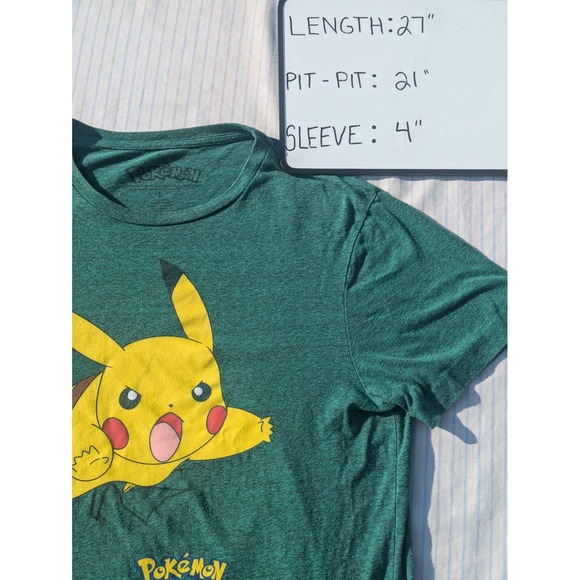 Pokemon Graphic‎ T-Shirts Pikachu Froakie Team Rocket Bundle Size Large - Picture 11 of 16